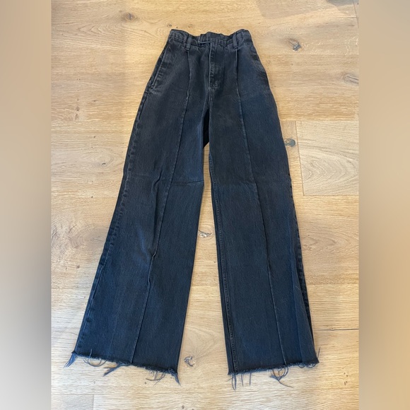 Zara Denim - Zara high waisted wide leg